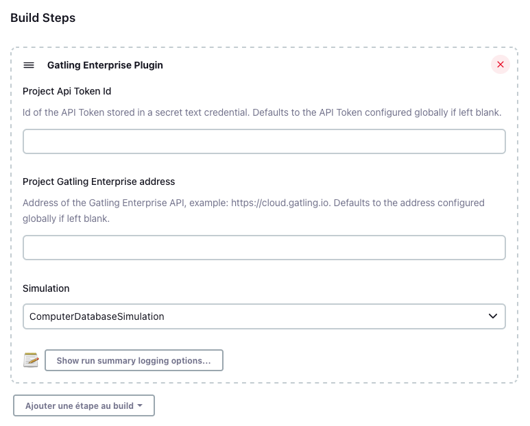 Build configuration